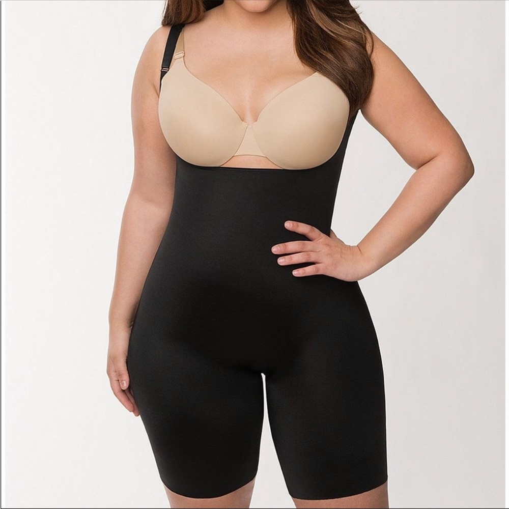 Spanx simplicity open bust suit xl NWT